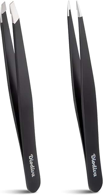 2-Pack Tweezers for Eyebrows