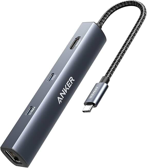 Anker 6-in-1 USB C Hub with 65W Power Delivery