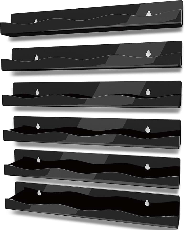 YMVV 15" Nail Polish Rack Wall Mounted Shelf