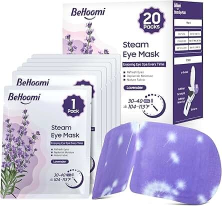 20 Packs Steam Eye Mask