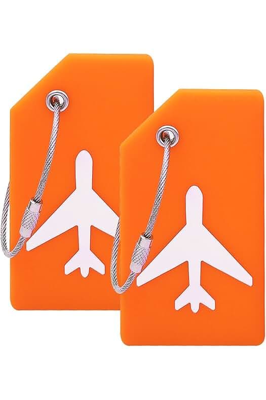 Silicone Luggage Tag with Name ID Card Perfect to Quickly Spot Luggage Suitcase